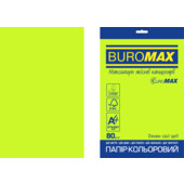 Папір кольоровий Buromax NEON, EUROMAX, зелений, 20 арк., А4, 80 г/м² (BM.2721520E-04)