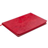 Деловой блокнот Buromax Bellagio А5 в клетку с обложкой из искусственной кожи 96 л. L2U Красный (BM.29521101-05)