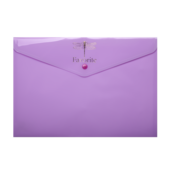 Папка-конверт на кнопке Buromax Favourite Pastel A4 Сиреневая (BM.3953-26)