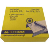 Скобы для степлера №23/23 Buromax Люкс, 1000 шт (BM.4408)