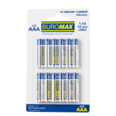 Набор элементов питания (щелочные батарейки) Buromax LR03 AAA 1,5 V 12 шт. в упаковке (BM.5901-12)