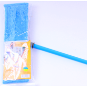 Швабра для влажной уборки Вироблено в Україні с насадкой из микрофибры Синяя (EF-MonoB)