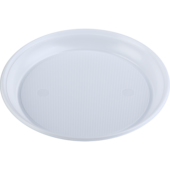 Одноразовая тарелка BuroClean, белая, 20,5 см, 100 шт (1080110)