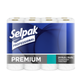 Туалетний папір Selpak Premium трьохшаровий 18.6 м 24 рулона (sp.18201)
