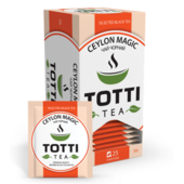 Чай черный TOTTI Tea «Магия Цейлона», пакетированный, 2г*25*32 (tt.51505)
