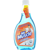 Средство для мытья стекол Mr.Muscle 0,5 л, сменный, синий (w.01020)
